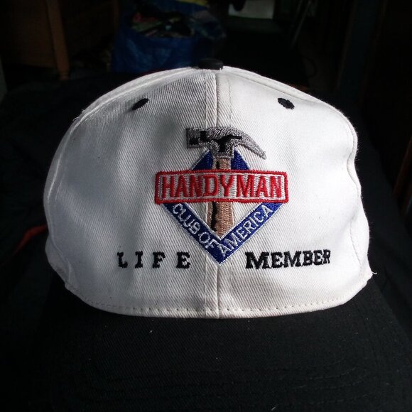 Deadstock Vintage Handyman Club of America Life Member Snap Hat Cap - Picture 2 of 8